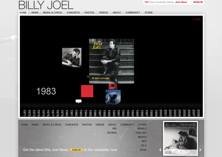 Billy Joel Timeline - 2